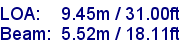sail specifications