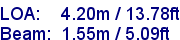 sail specifications