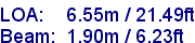sail specifications