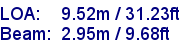 sail specifications