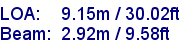 sail specifications