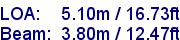 sail specifications