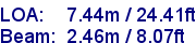 sail specifications