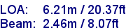 sail specifications