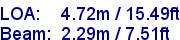 sail specifications