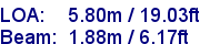 sail specifications