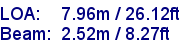 sail specifications