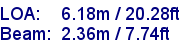 sail specifications